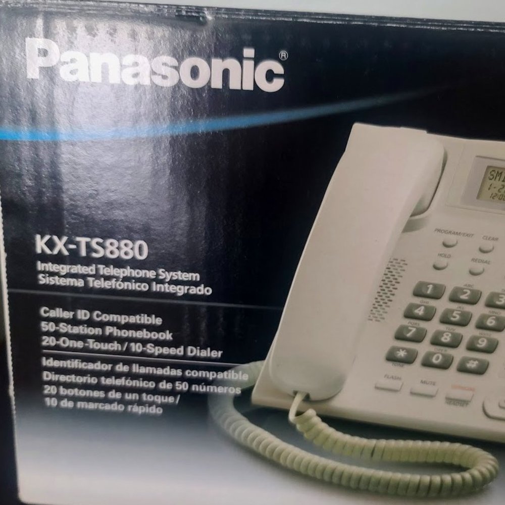 Panasonic KX-TS880 Corded Phone with Caller ID and Speakerphone